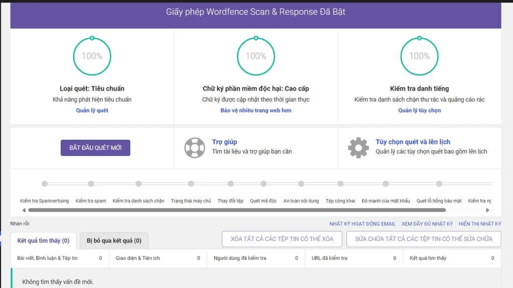 Website WordPress sạch mã độc sau quy trình 6 bước xử lý