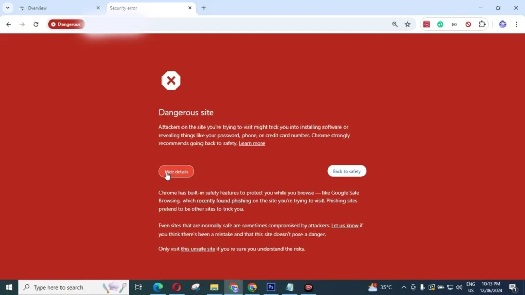 Website WordPress bị hack hiển thị cảnh báo malware từ Google
