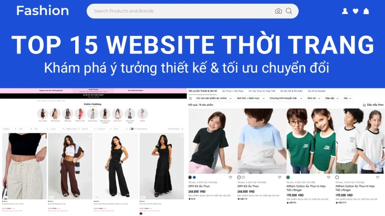 Top 15 mẫu website thời trang bán hàng đẹp nhất 2026